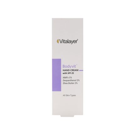 کرم مرطوب کننده دست SPF25 ویتالیر مدل Bodyvit
