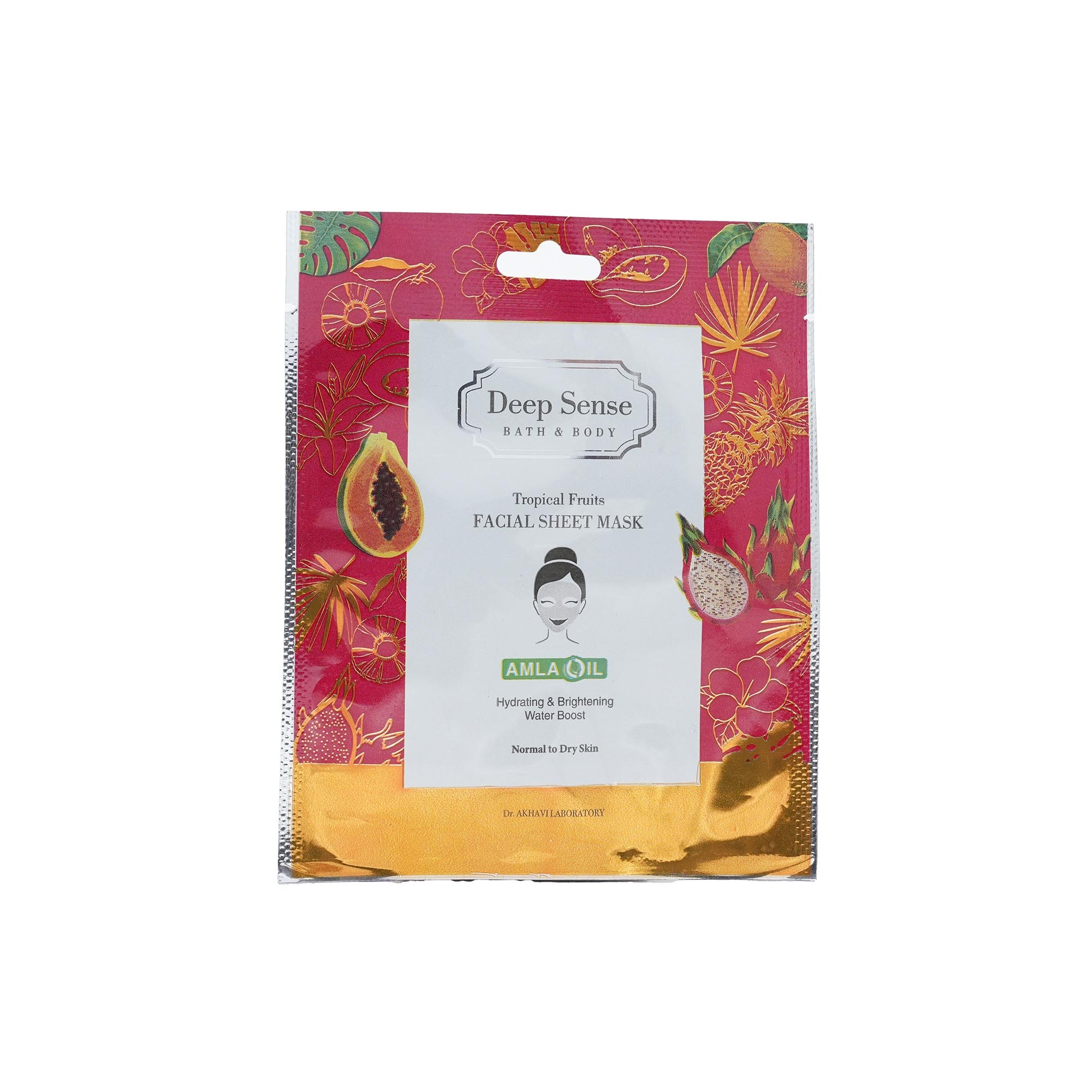 1760 ماسک صورت نقابى دیپ سنس مدل Tropical Fruits - تصویر 1