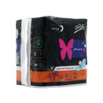 نوار بهداشتی بالدار نازک تافته سایز 4 مناسب شب - تصویر 2