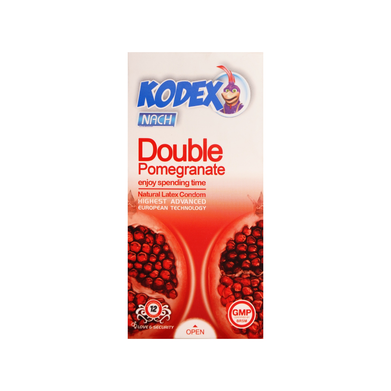 2072 کاندوم ناچ کدکس مدل Double اسانس انار بسته 12 عددی - تصویر 1