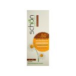 کرم ضد آفتاب SPF50 گیاهی شون رنگ بژ مناسب پوست خشک تا معمولی