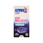 کاندوم ناچ کدکس مدل Big Dots 690 بسته 10 عددی