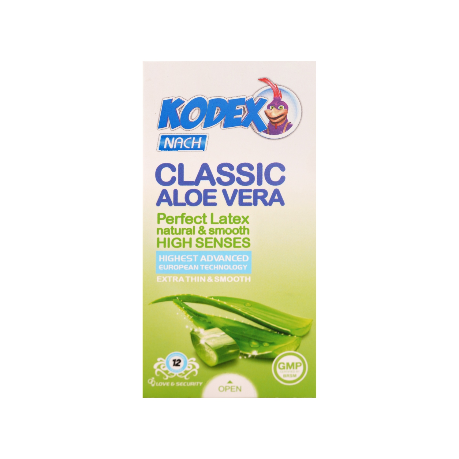 2222 کاندوم ناچ کدکس مدل Classic اسانس آلوئه ورا بسته 12 عددی - تصویر 1