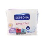 نوار بهداشتی بالدار سپتونا مدل Sensitive مناسب شب