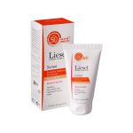 کرم ضد آفتاب SPF50 لایسل رنگ بژ طبیعی مناسب پوست معمولی تا خشک - تصویر 4