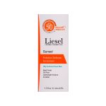 کرم ضد آفتاب SPF50 لایسل بدون رنگ مناسب پوست چرب و آکنه دار