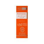 کرم ضد آفتاب SPF50 فیس دوکس مدل Photosome رنگ بژ متوسط مناسب پوست چرب