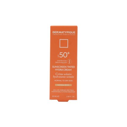کرم ضد آفتاب SPF50 درماتیپیک رنگ بژ طبیعی مناسب پوست خشک