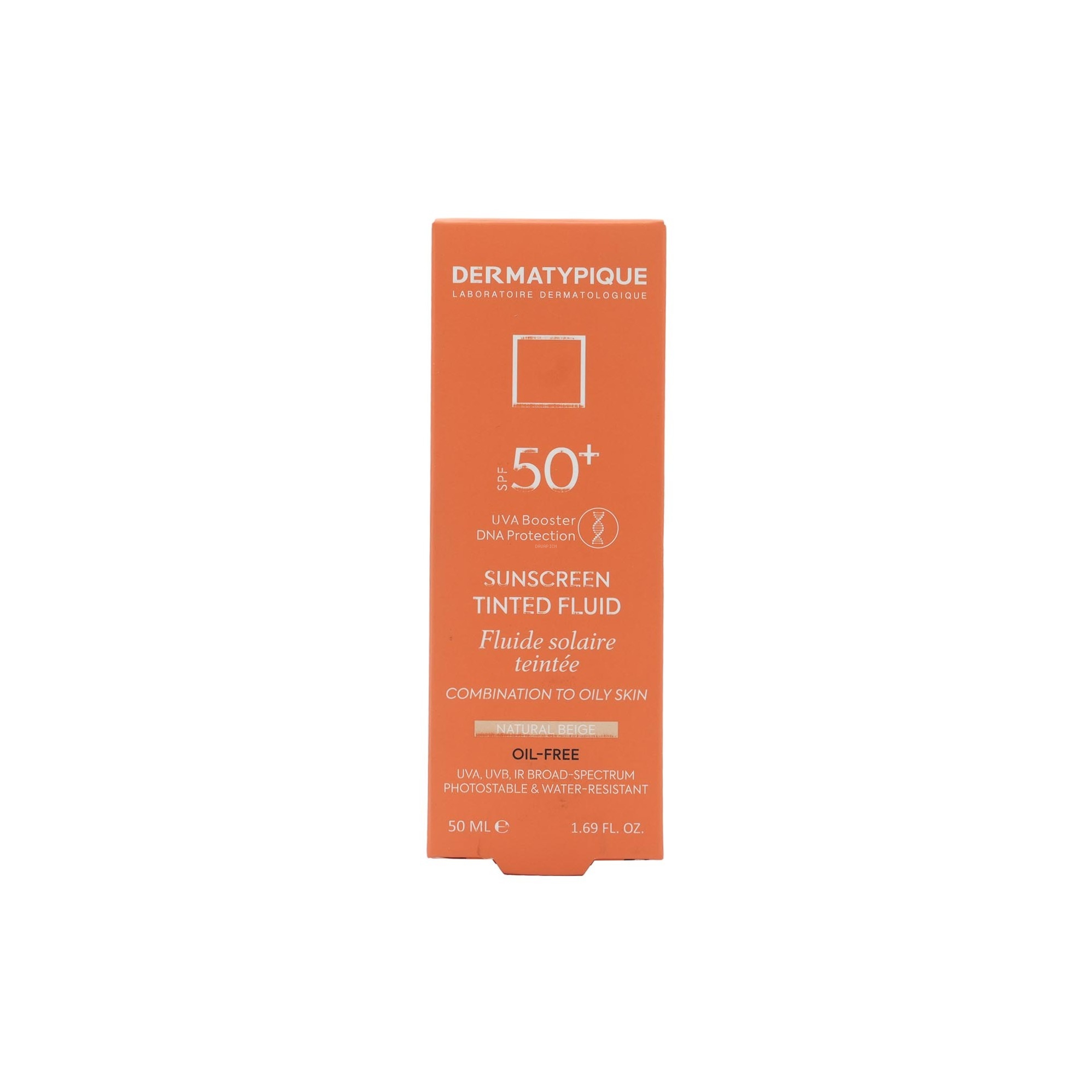 3234 کرم ضد آفتاب SPF50 درماتیپیک رنگ بژ طبیعی مناسب پوست چرب - تصویر 1