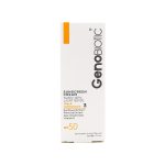 کرم ضد آفتاب SPF50 ژنوبایوتیک رنگ بژ روشن مناسب پوست چرب و مختلط