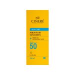 فلوئید ضد آفتاب SPF50 سینره بدون رنگ مناسب پوست چرب