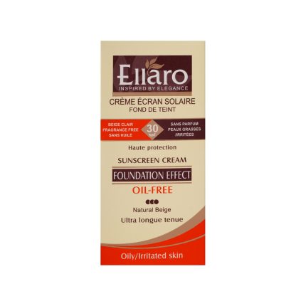کرم ضد آفتاب SPF30 الارو رنگ بژ طبیعی مناسب پوست چرب