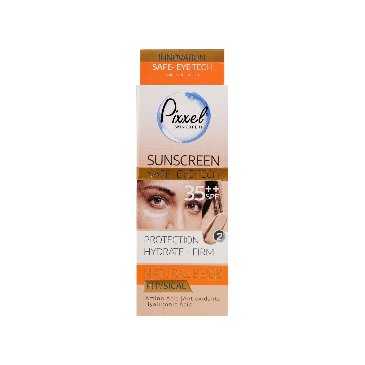 4030 کرم ضد آفتاب دور چشم SPF35 پیکسل مدل Physical رنگ بژ طبیعی - تصویر 1
