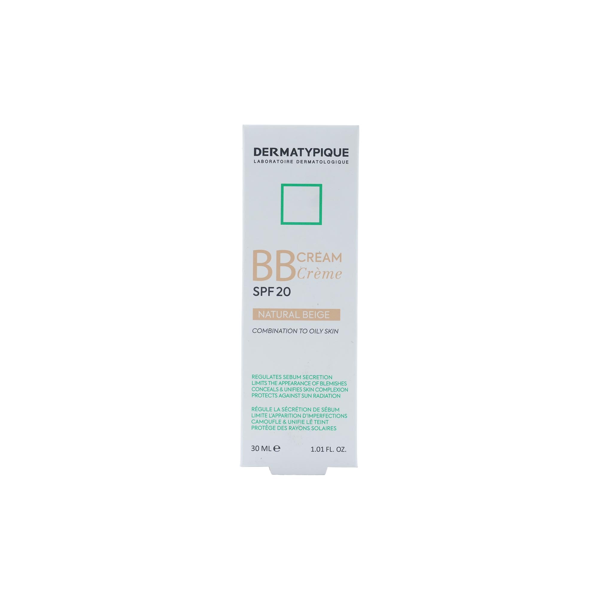 4209 بی بی کرم SPF20 درماتیپیک رنگ بژ طبیعی مناسب پوست چرب و مختلط - تصویر 1