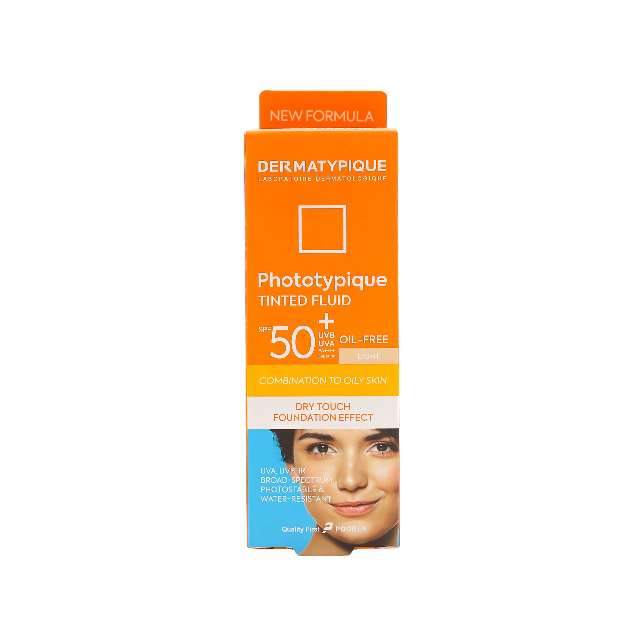 5694 فلوئید ضد آفتاب SPF50 درماتیپیک رنگ روشن مناسب پوست مختلط تا چرب - تصویر 1