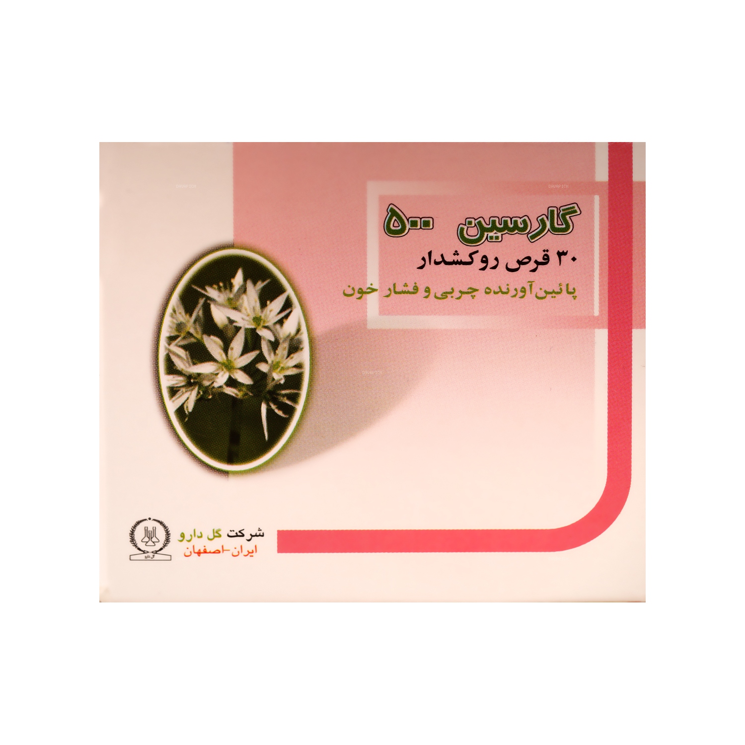 883 قرص گارسین گل دارو 500 میلی گرم - تصویر 1