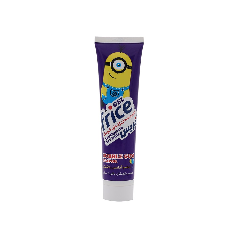 MADAR-Frice2yearsthoothpaste خمیر دندان ژله ای کودک فریس مناسب بالای 2 سال - تصویر 1